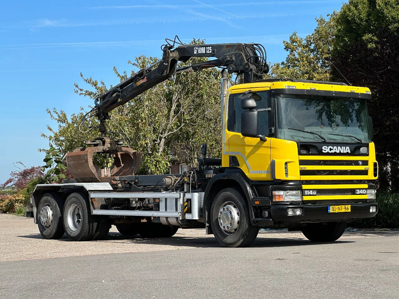 Scania R114-340 6x2 !!KRAAN/CONTAINER/KABEL!!MANUELL!! - شاحنة - نظام الكابلات, شاحنة كرين: صور 2 Scania R114-340 6x2 !!KRAAN/CONTAINER/KABEL!!MANUELL!! - شاحنة - نظام الكابلات, شاحنة كرين: صور 2