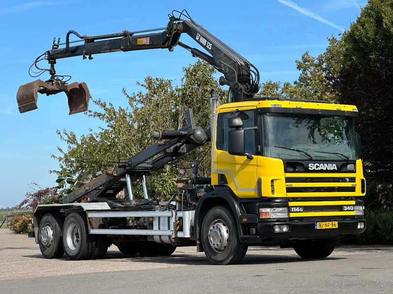 Scania R114-340 6x2 !!KRAAN/CONTAINER/KABEL!!MANUELL!! - شاحنة - نظام الكابلات, شاحنة كرين: صور 1 Scania R114-340 6x2 !!KRAAN/CONTAINER/KABEL!!MANUELL!! - شاحنة - نظام الكابلات, شاحنة كرين: صور 1