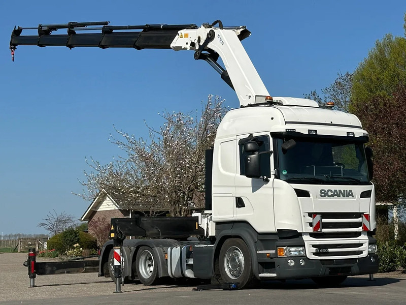 Scania R450 6x2 !!TRACTOR!!!CRANE/GRUE/HMF 50TM!!TOP!EURO6!! - شاحنة جرار: صور 1 Scania R450 6x2 !!TRACTOR!!!CRANE/GRUE/HMF 50TM!!TOP!EURO6!! - شاحنة جرار: صور 1