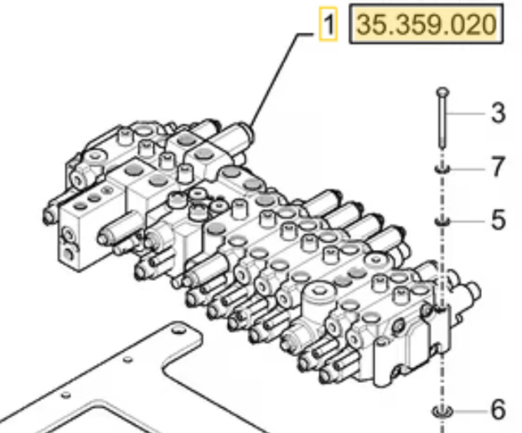 Case 31M9-10112 - 31M9-18590 - صمام هيدروليكي - آلات البناء: صور 1 Case 31M9-10112 - 31M9-18590 - صمام هيدروليكي - آلات البناء: صور 1