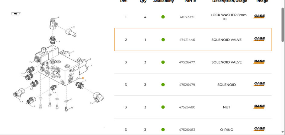 Case 47421446 - صمام هيدروليكي - آلات البناء: صور 1 Case 47421446 - صمام هيدروليكي - آلات البناء: صور 1
