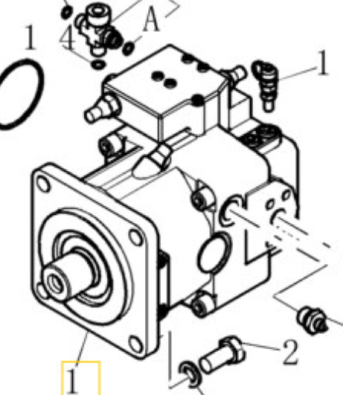 Case 72108893 - مضخة هيدروليكية - آلات البناء: صور 1 Case 72108893 - مضخة هيدروليكية - آلات البناء: صور 1
