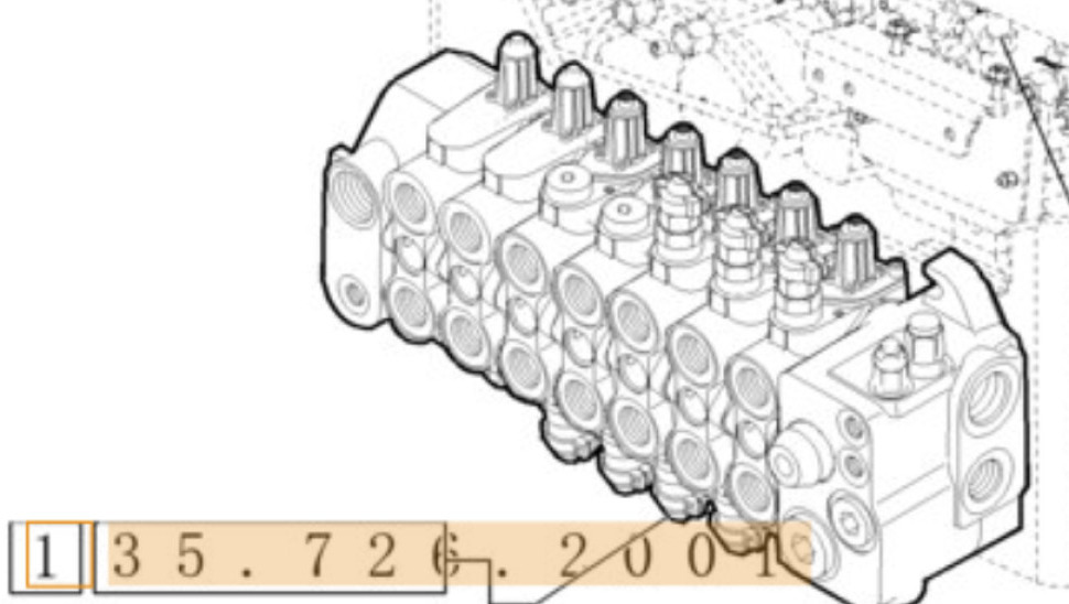 Case 84222517 - 47377730 - صمام هيدروليكي - آلات البناء: صور 1 Case 84222517 - 47377730 - صمام هيدروليكي - آلات البناء: صور 1