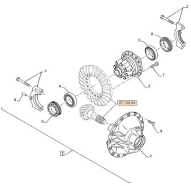 Case 87731590 - التفاضلية والعتاد - الآلات والماكينات الزراعية: صور 1 Case 87731590 - التفاضلية والعتاد - الآلات والماكينات الزراعية: صور 1