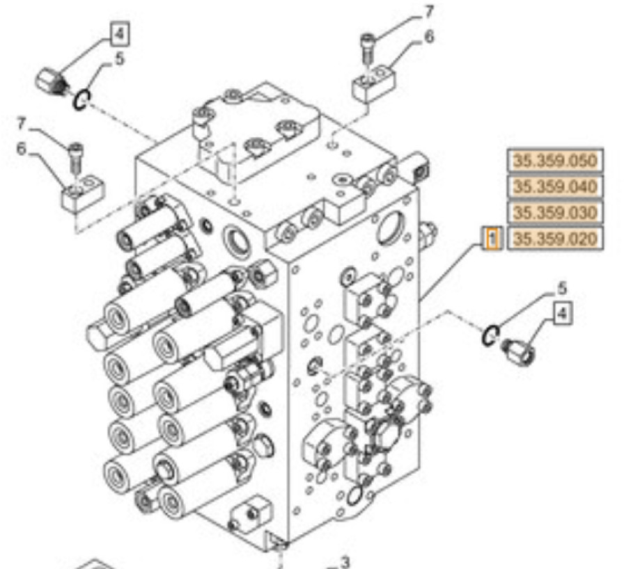 Case KSJ18312 - صمام هيدروليكي - آلات البناء: صور 2 Case KSJ18312 - صمام هيدروليكي - آلات البناء: صور 2