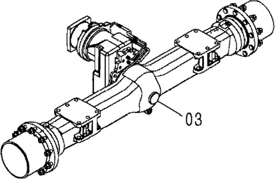 Hitachi 4457336 - 4472020107 - المحور الخلفي - آلات البناء: صور 1 Hitachi 4457336 - 4472020107 - المحور الخلفي - آلات البناء: صور 1