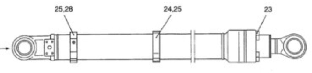 New Holland YX01V00005F7 - YX01V00005F2 - الاسطوانة الهيدروليكية - آلات البناء: صور 2 New Holland YX01V00005F7 - YX01V00005F2 - الاسطوانة الهيدروليكية - آلات البناء: صور 2