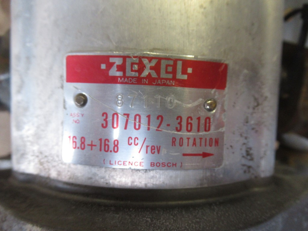 Zexel 307012-3610 - - مضخة هيدروليكية - آلات البناء: صور 4 Zexel 307012-3610 - - مضخة هيدروليكية - آلات البناء: صور 4