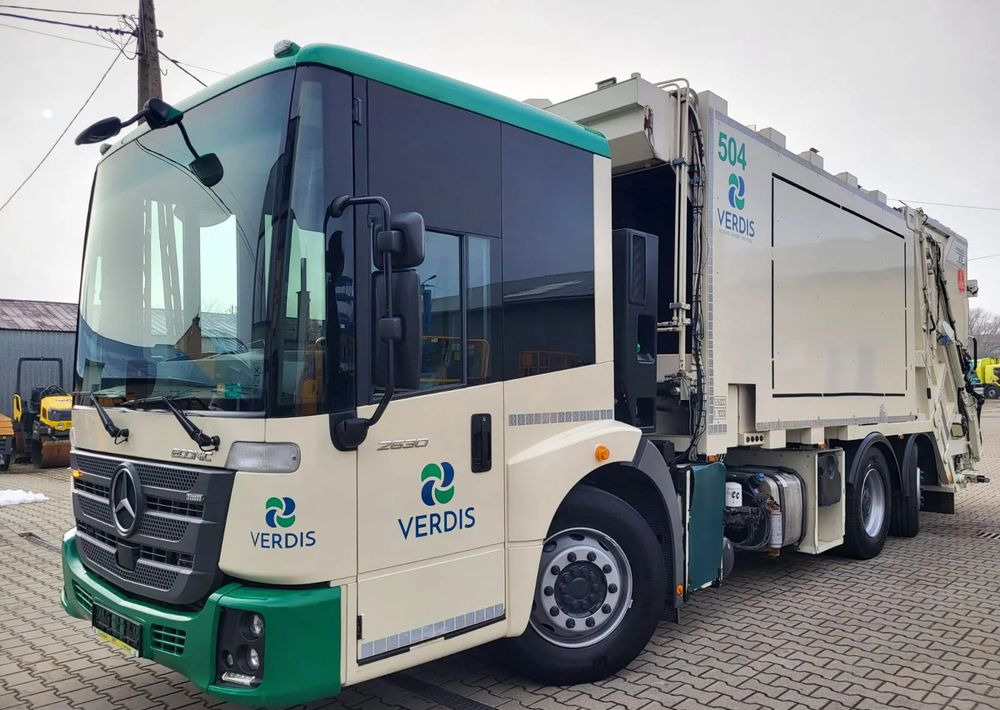 Mercedes-Benz Econic 2630 dwukomorowa - شاحنة القمامة: صور 1 Mercedes-Benz Econic 2630 dwukomorowa - شاحنة القمامة: صور 1