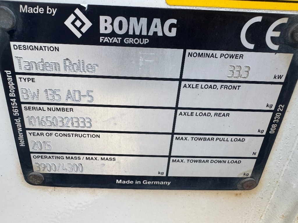 Bomag BW 125 AD-5 - مدحلة الأسفلت: صور 5 Bomag BW 125 AD-5 - مدحلة الأسفلت: صور 5