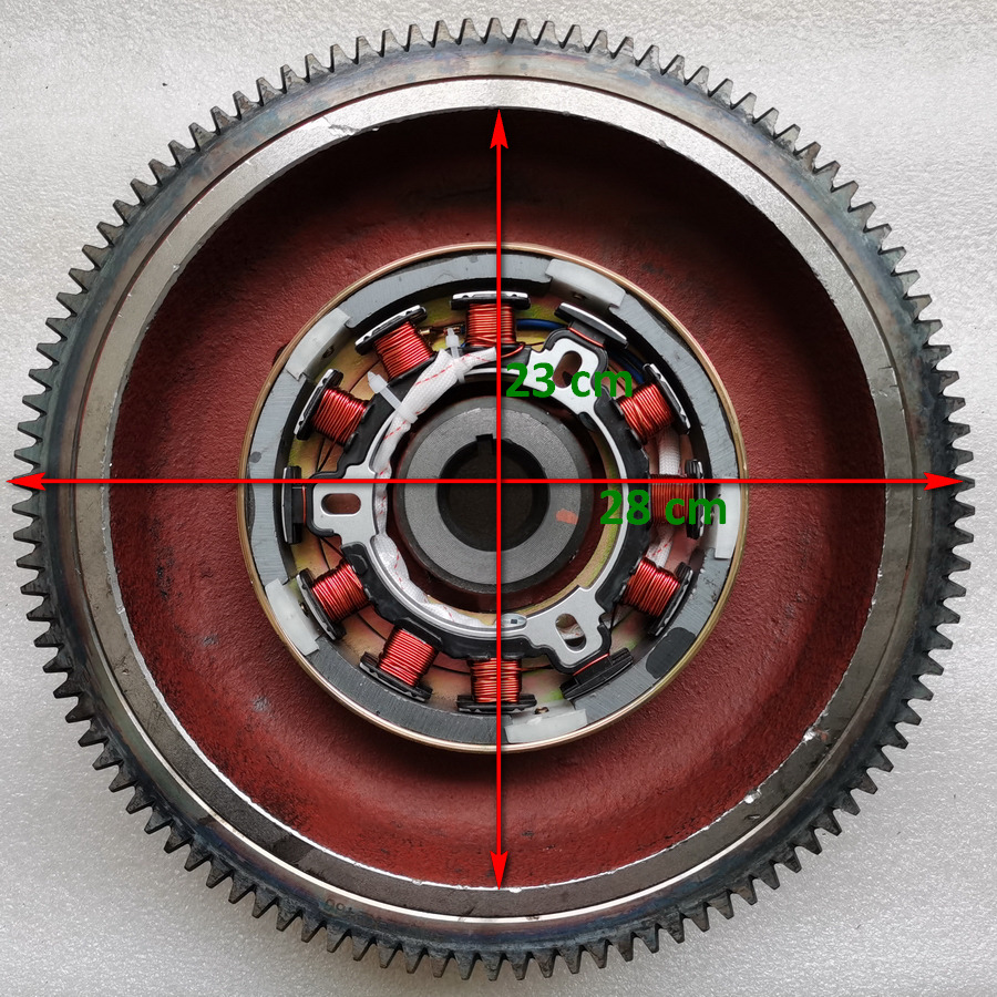KOOP Genuine Electric Start Flywheel with Gear Ring - دولاب الموازنة - اللودر بعجل: صور 2 KOOP Genuine Electric Start Flywheel with Gear Ring - دولاب الموازنة - اللودر بعجل: صور 2