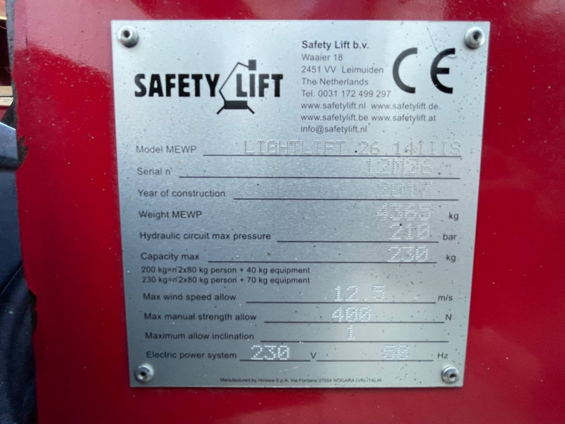 Hinowa Lightlift 26.14 IIIS - رافعات سلة مفصلية: صور 3 Hinowa Lightlift 26.14 IIIS - رافعات سلة مفصلية: صور 3