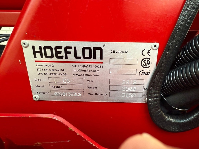 Hoeflon C 6 SOLD - رافعة عنكبوتية: صور 5 Hoeflon C 6 SOLD - رافعة عنكبوتية: صور 5