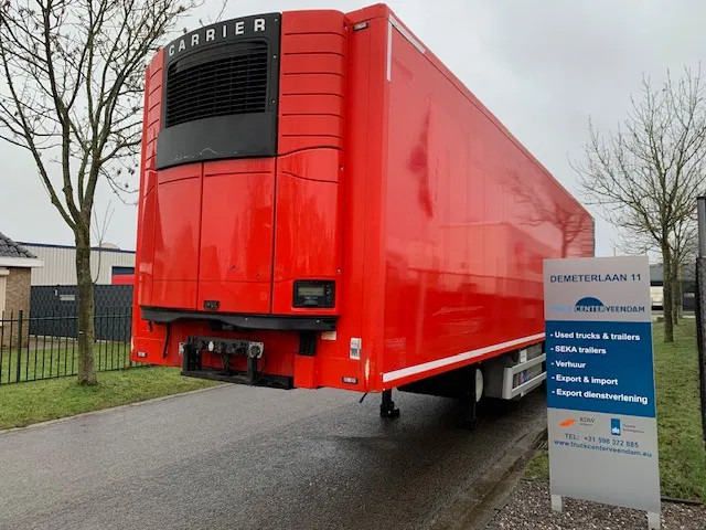 H.T.F. Heiwo HTF 2 axle Frigo trailer 1 axle steering Carrier Vector city dubbele verdamper MOT 03-2026 - مبردة نصف مقطورة: صور 1 H.T.F. Heiwo HTF 2 axle Frigo trailer 1 axle steering Carrier Vector city dubbele verdamper MOT 03-2026 - مبردة نصف مقطورة: صور 1