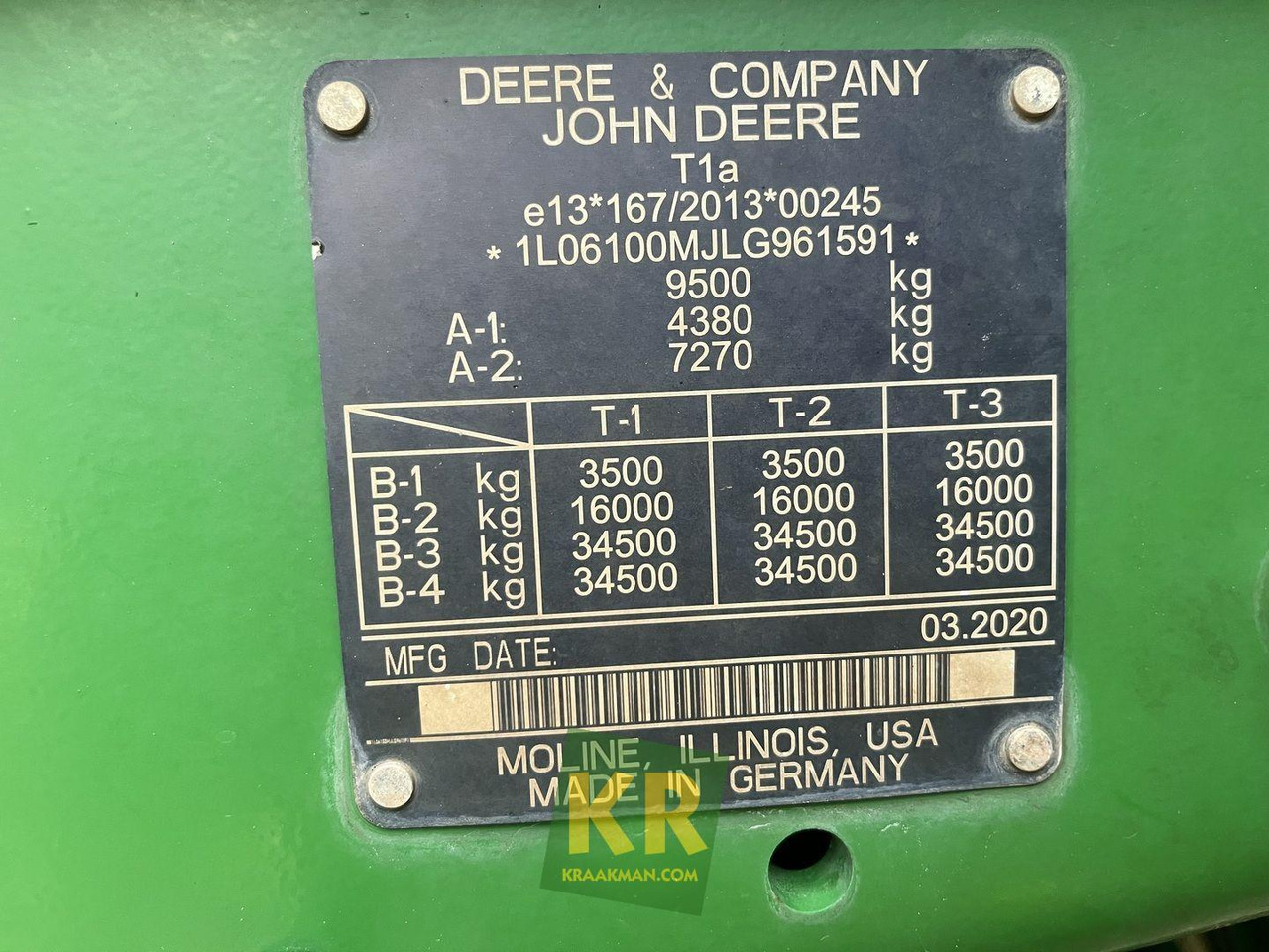 جرار John Deere 6100M: صور 7