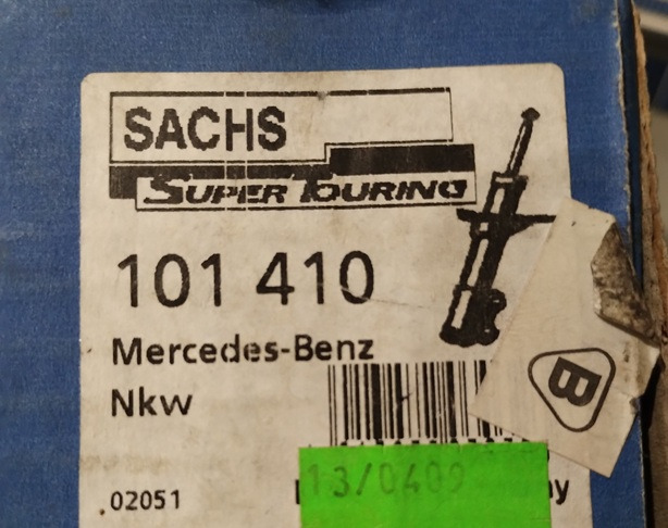 AMORTYZATOR TYLNI 101410 SACHS 0053262000 MERCEDES MK NG SK 1729 1748 1838 1844 2038 - امتصاص الصدمات: صور 2 AMORTYZATOR TYLNI 101410 SACHS 0053262000 MERCEDES MK NG SK 1729 1748 1838 1844 2038 - امتصاص الصدمات: صور 2