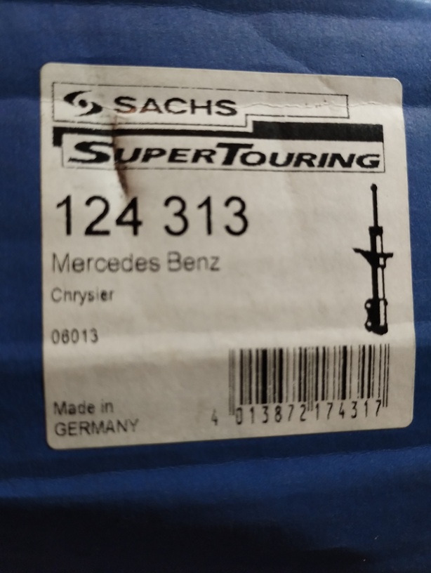AMORTYZATOR TYLNI 124313 SACHS 0053261000 MERCEDES MP1 MP2 MP3 ACTROS AXOR ATEGO - امتصاص الصدمات: صور 2 AMORTYZATOR TYLNI 124313 SACHS 0053261000 MERCEDES MP1 MP2 MP3 ACTROS AXOR ATEGO - امتصاص الصدمات: صور 2