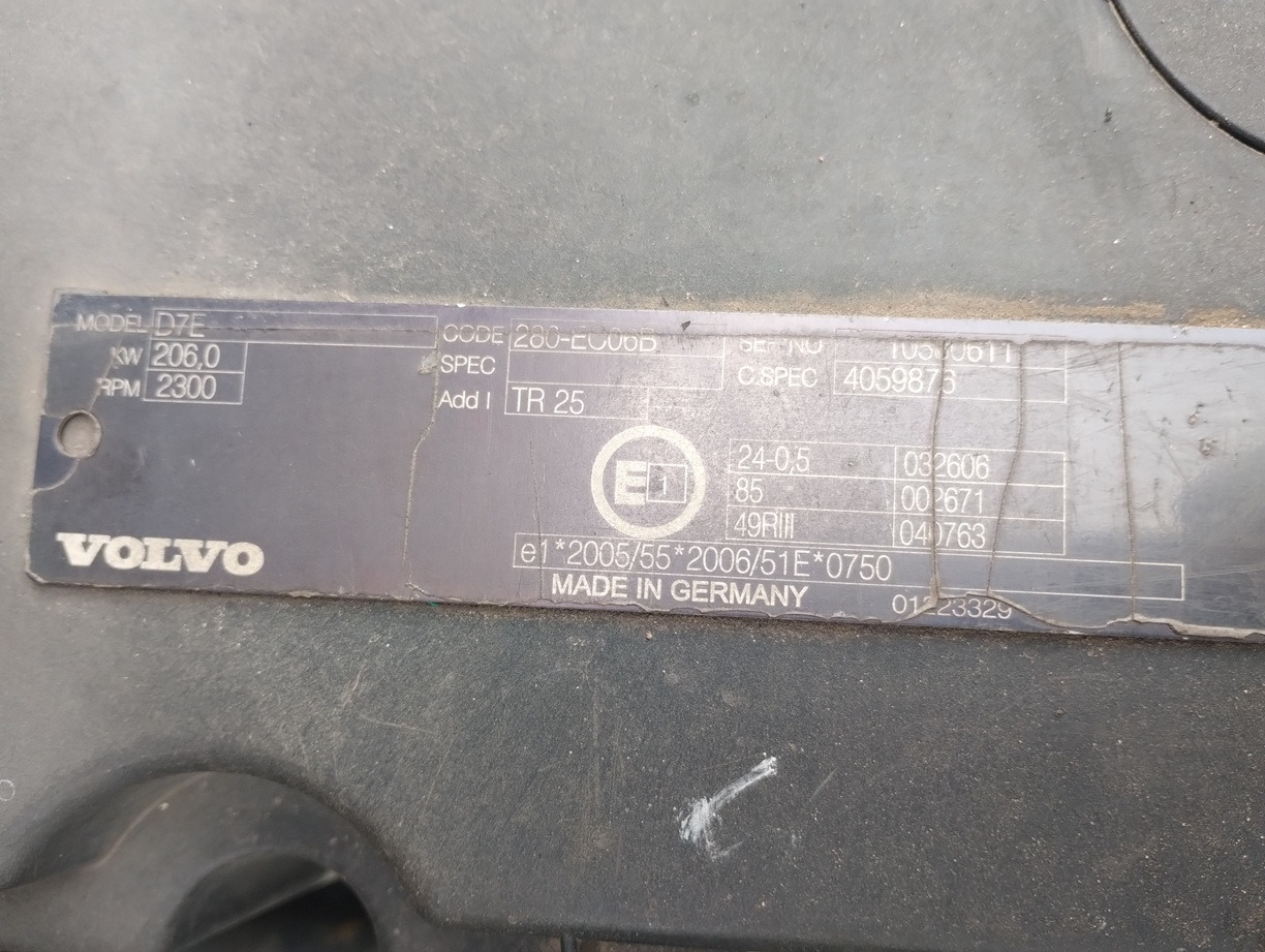 Silnik Volvo FL FE 280 F7E EC06B EURO 5 - المحرك و قطع الغيار: صور 3 Silnik Volvo FL FE 280 F7E EC06B EURO 5 - المحرك و قطع الغيار: صور 3