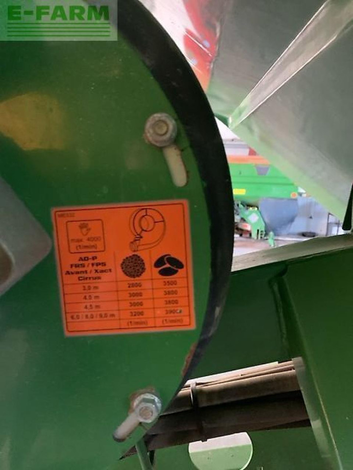 معدات بذار Amazone cirrus 6001 super: صور 19