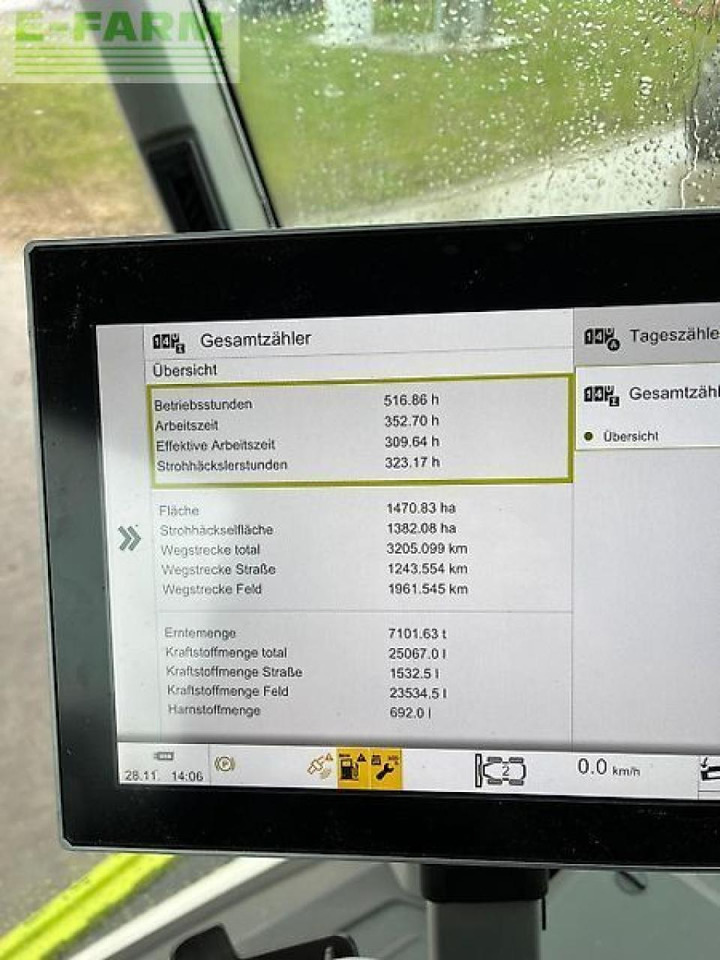 حصادة شاملة CLAAS lexion 8700 tt: صور 17