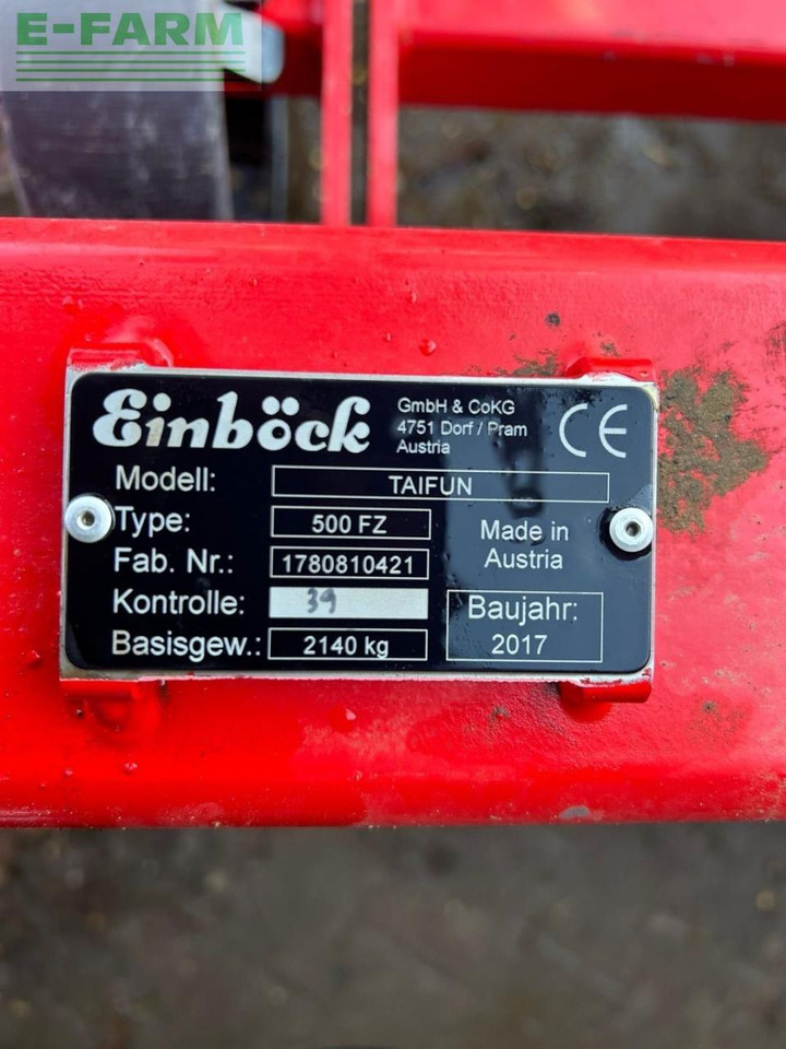 Einböck Taifun - مسلفة: صور 4 Einböck Taifun - مسلفة: صور 4