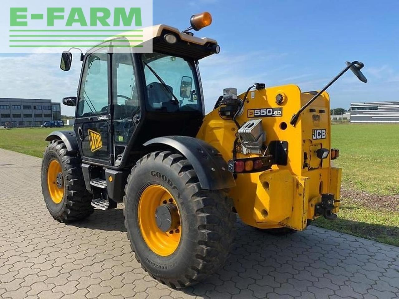 رافعة تلسكوبية JCB 550-80 agri-super, anbaugeräten: صور 7