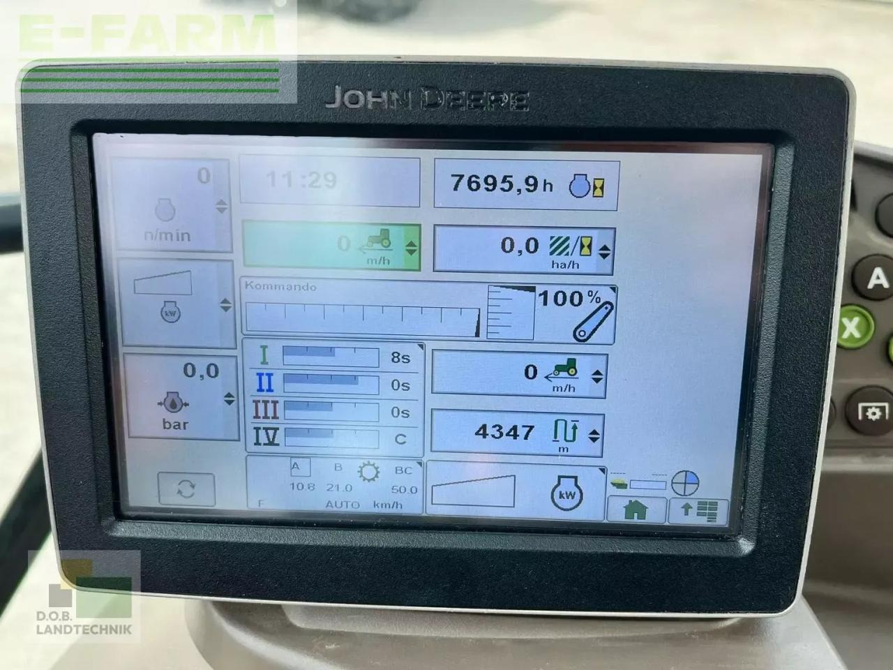 جرار John Deere 6190r: صور 14