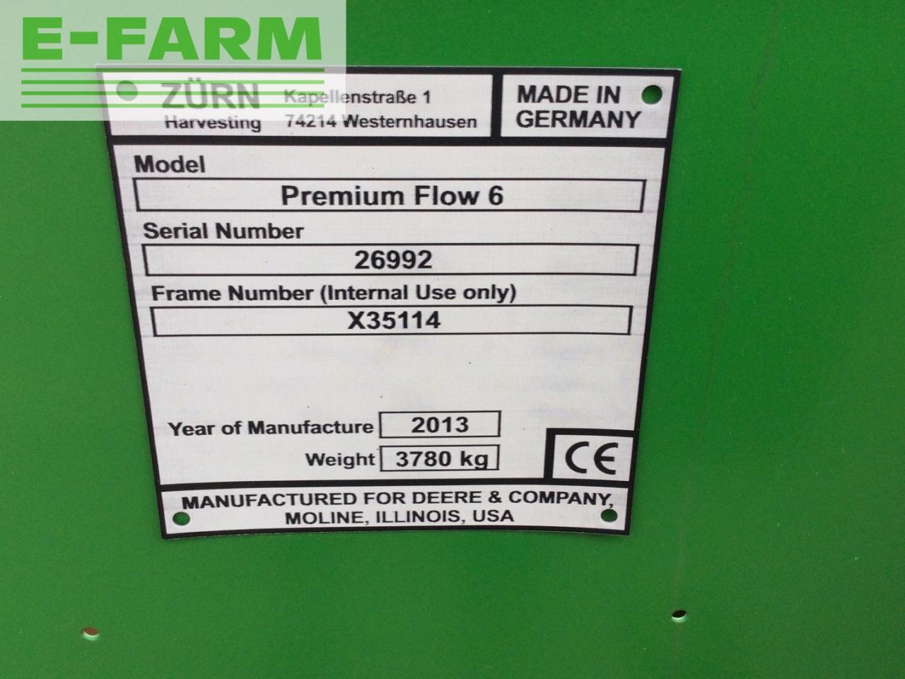 حصادة شاملة - الرأس John Deere 630 Premium Flow: صور 9 حصادة شاملة - الرأس John Deere 630 Premium Flow: صور 9