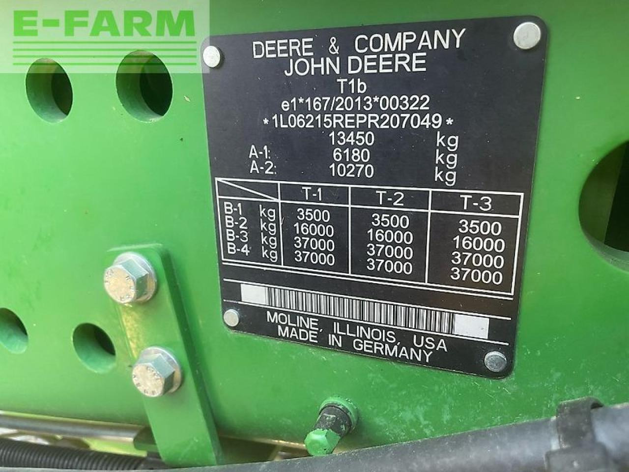 جرار John Deere 6r215 / 6r 215: صور 10 جرار John Deere 6r215 / 6r 215: صور 10