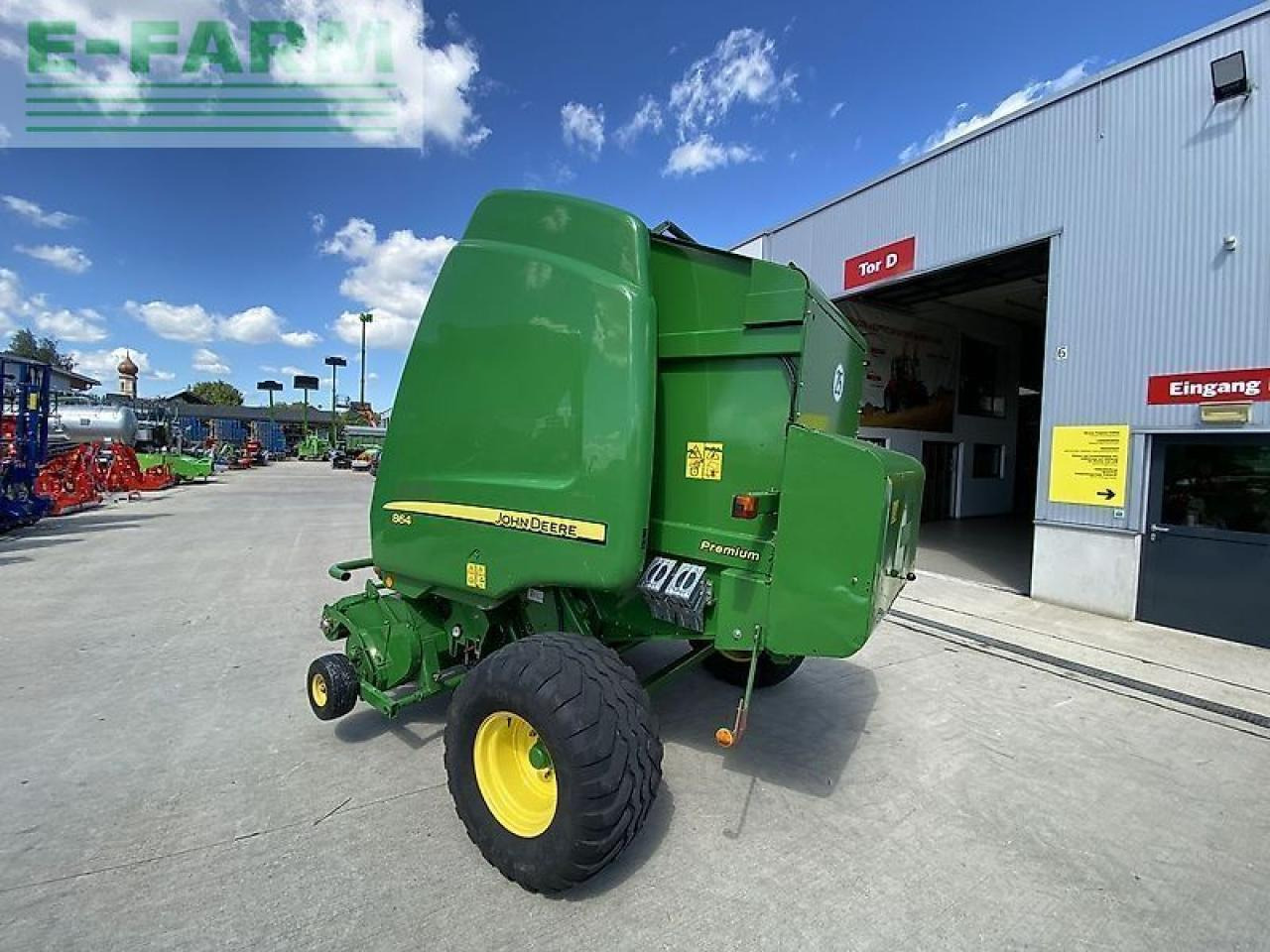 مكبس البالات المستطيله John Deere 864: صور 10 مكبس البالات المستطيله John Deere 864: صور 10