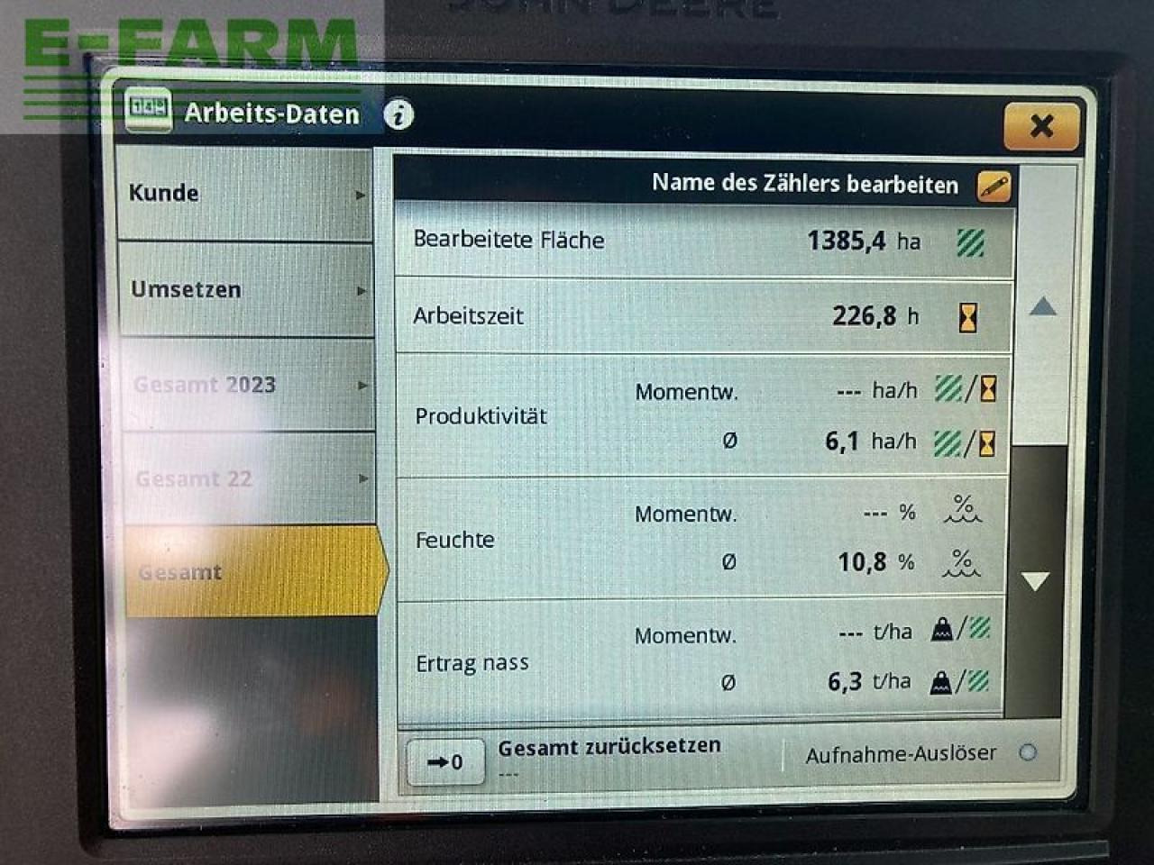 حصادة شاملة John Deere x9 1100: صور 26