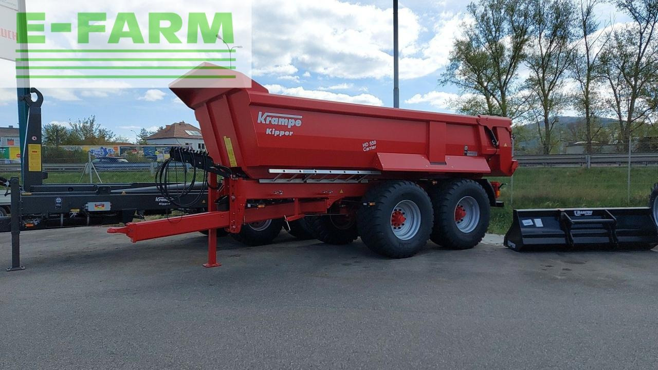 Krampe HD 550 Carrier - قلابة مقطورة الزراعية: صور 1 Krampe HD 550 Carrier - قلابة مقطورة الزراعية: صور 1