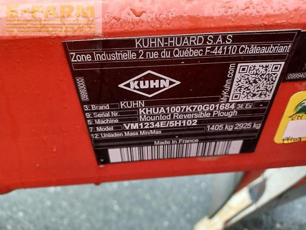 محراث Kuhn vari-master 123 4e+1: صور 13
