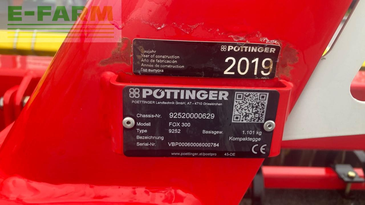 ال معدات حراثه Pöttinger Fox 300: صور 9 ال معدات حراثه Pöttinger Fox 300: صور 9