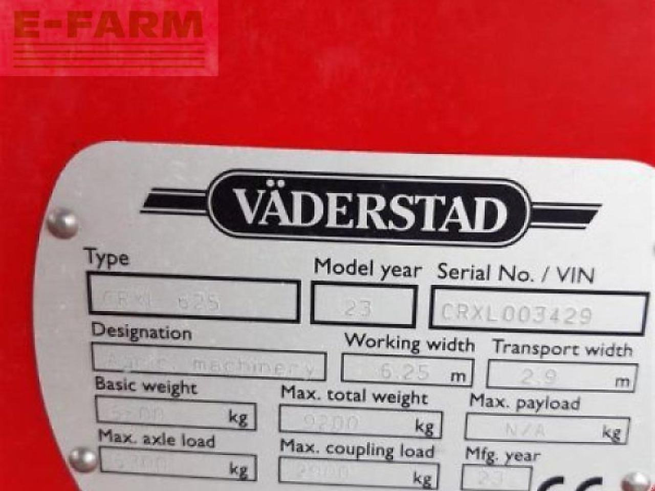 قرص مسلفة Väderstad scheibenegge carrier xl 625: صور 16 قرص مسلفة Väderstad scheibenegge carrier xl 625: صور 16