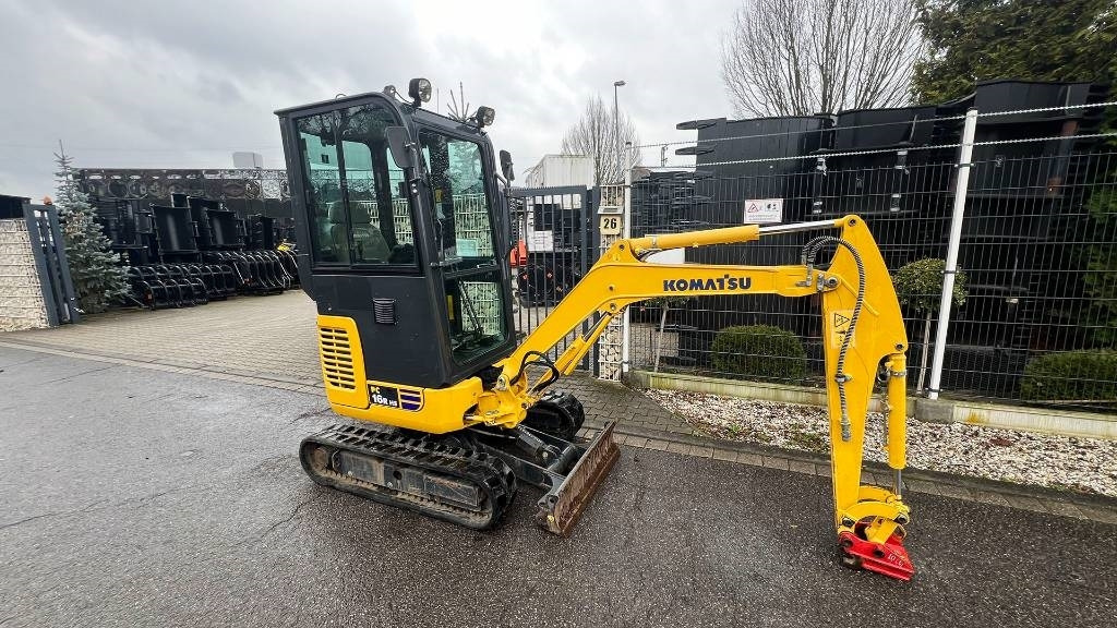 Komatsu PC 16 R-3HS, Minibagger mit Schnellwechsler MS 01 - حفارة مصغرة: صور 1 Komatsu PC 16 R-3HS, Minibagger mit Schnellwechsler MS 01 - حفارة مصغرة: صور 1