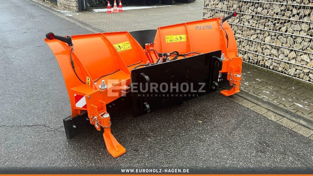 جديد كاسحة ثلوج - الآلات والماكينات الزراعية Schneeschild Schneepflug Radlader Kramer 5055 5085: صور 6