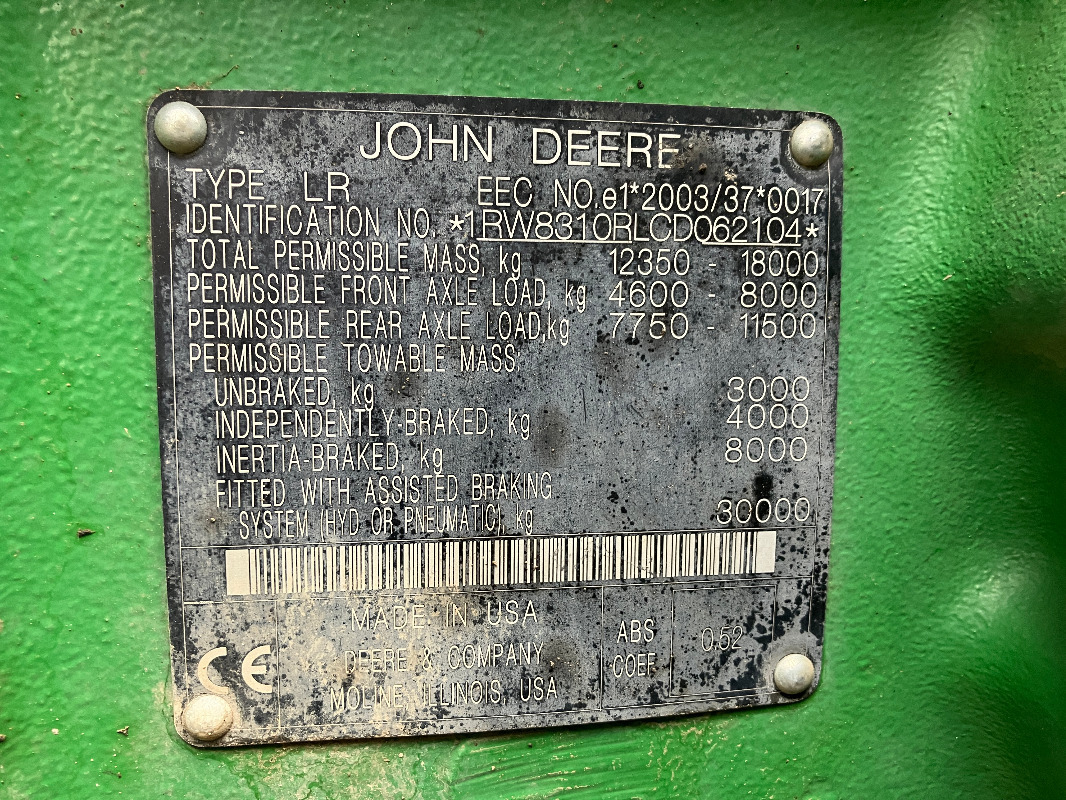John Deere 8310R - جرار: صور 5 John Deere 8310R - جرار: صور 5