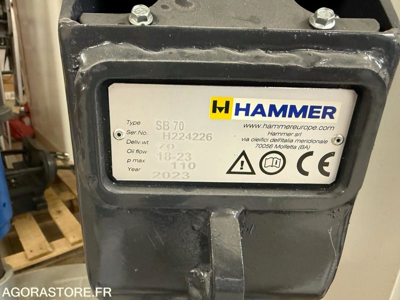 BRH HAMMER SB 70 Pelles de 500kg - 1.6T NEUF - مطرقة هيدروليكية: صور 4 BRH HAMMER SB 70 Pelles de 500kg - 1.6T NEUF - مطرقة هيدروليكية: صور 4