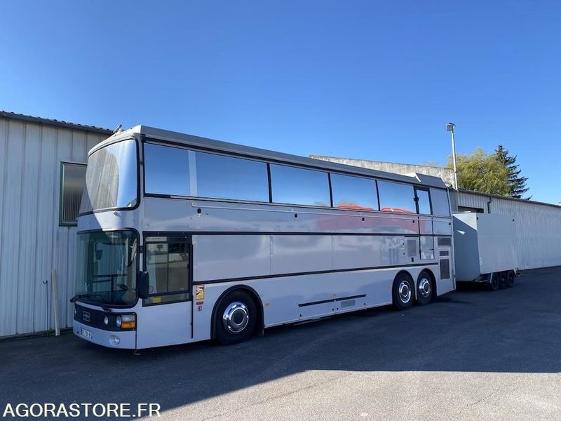 BUS VIP DOUBLE ETAGE MOTORHOMEVIP VANHOOL + REMORQUE + AUVENT DE RECEPTION - حافلة ذات طابقين: صور 1 BUS VIP DOUBLE ETAGE MOTORHOMEVIP VANHOOL + REMORQUE + AUVENT DE RECEPTION - حافلة ذات طابقين: صور 1