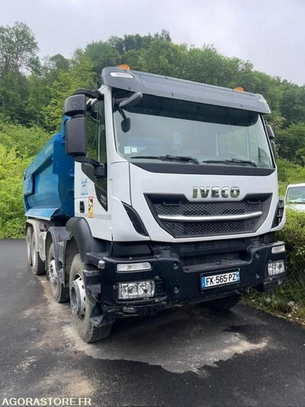 CAMION 8X4 BENNE RONDE IVECO X-WAY 480 76 000 KM 2019 - شاحنة: صور 1 CAMION 8X4 BENNE RONDE IVECO X-WAY 480 76 000 KM 2019 - شاحنة: صور 1