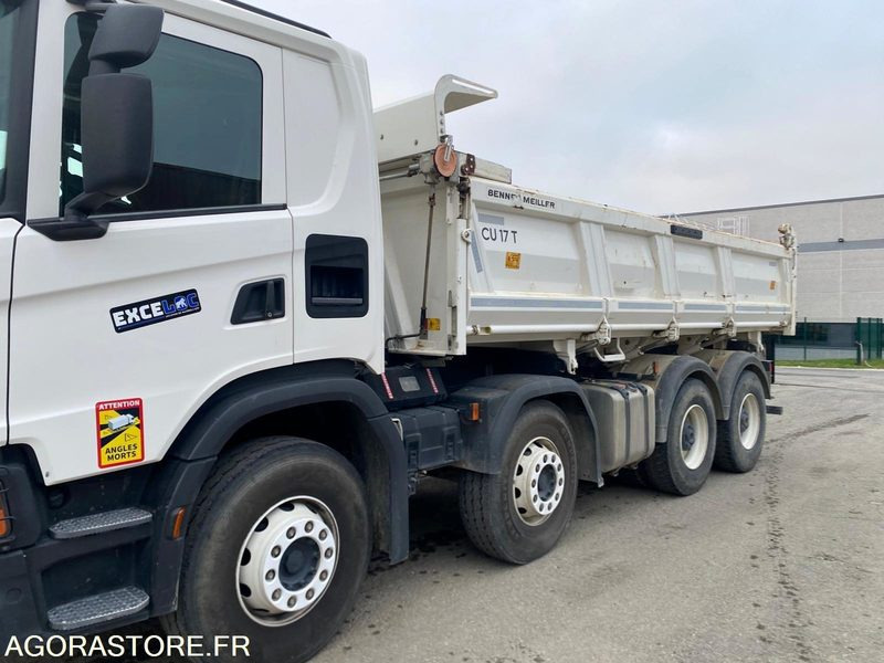 CAMION 8X4 SCANIA G410 BI-BENNE MEILLER 310 500 KM 2019 - شاحنة: صور 1 CAMION 8X4 SCANIA G410 BI-BENNE MEILLER 310 500 KM 2019 - شاحنة: صور 1