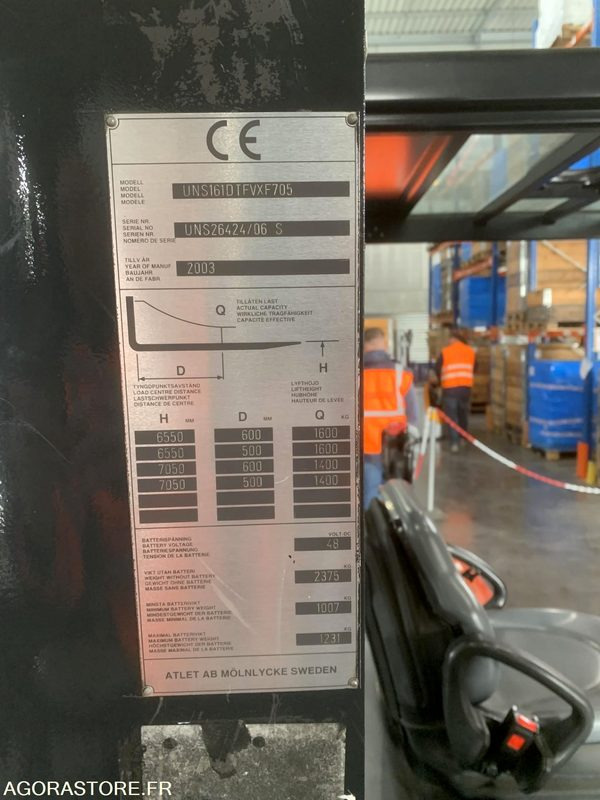 CHARIOT NISSAN CAT5 R489 AVEC CHARGEUR EN L'ETAT - أخرى: صور 5 CHARIOT NISSAN CAT5 R489 AVEC CHARGEUR EN L'ETAT - أخرى: صور 5