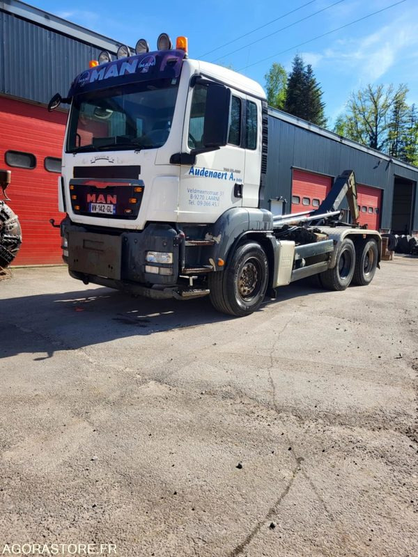 Camion ampliroll man tgs 33 400 - 827 000 KMS - 2009 - شاحنة ذات الخطاف: صور 4 Camion ampliroll man tgs 33 400 - 827 000 KMS - 2009 - شاحنة ذات الخطاف: صور 4