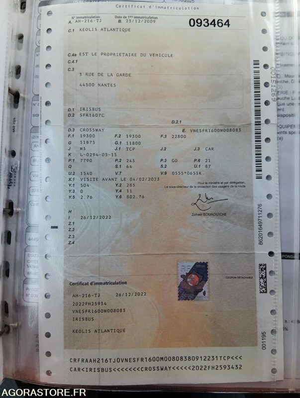 IVECO BUS CROSSWAY N°093464 - حافلة مدرسية: صور 4 IVECO BUS CROSSWAY N°093464 - حافلة مدرسية: صور 4