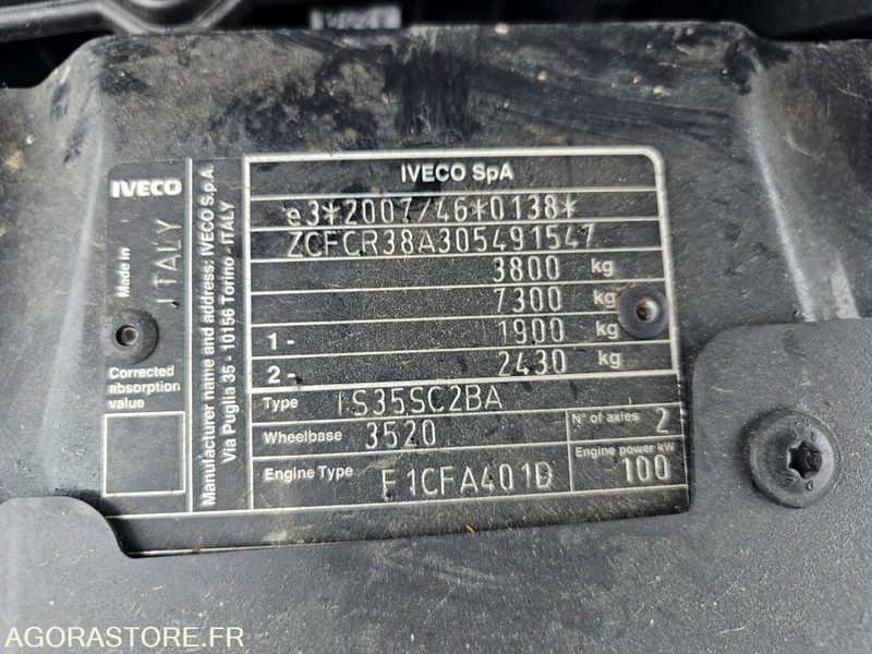 Iveco daily 35S14 - 2022 - 8815 Kms إيجار Iveco daily 35S14 - 2022 - 8815 Kms: صور 16