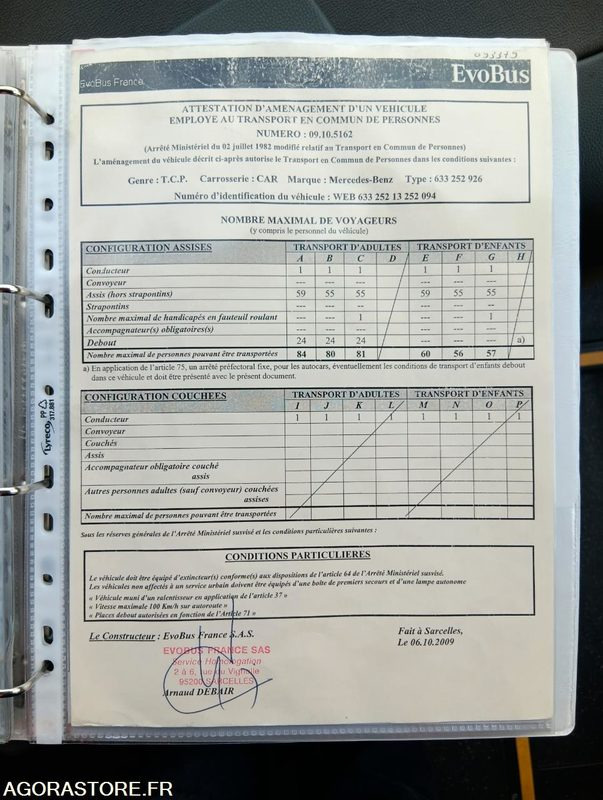 MERCEDES INTOURO N°093379 - حافلة مدرسية: صور 3 MERCEDES INTOURO N°093379 - حافلة مدرسية: صور 3