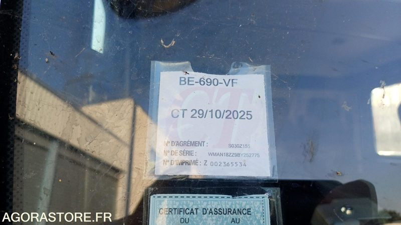 Porteur MAN TGM 18.290 de 2010/458000 kms - BE-690-VF (3822) - شاحنة: صور 4 Porteur MAN TGM 18.290 de 2010/458000 kms - BE-690-VF (3822) - شاحنة: صور 4