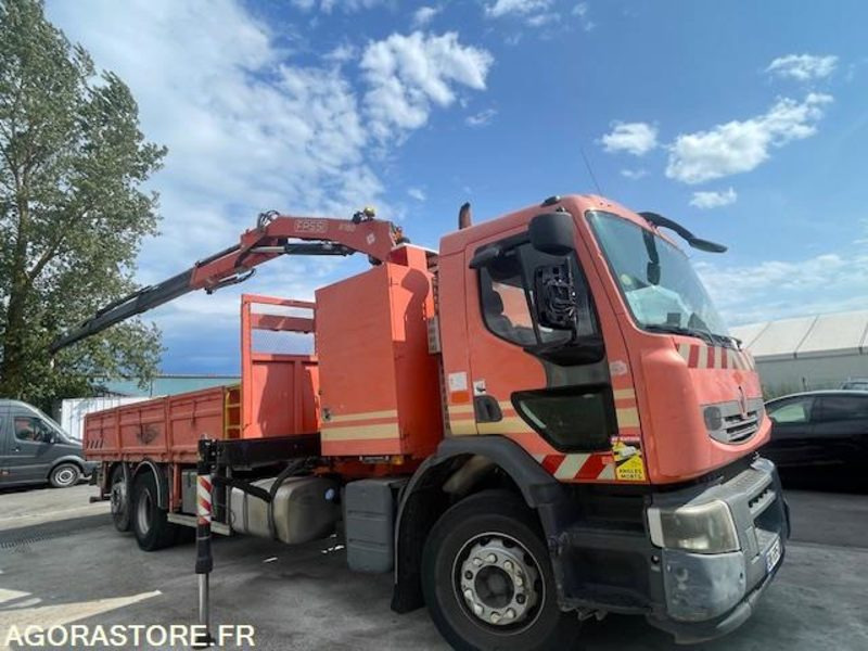 RENAULT PREMIUM LANDER 430.26 - PLATEAU GRUE - GRUE FASSI F150 + RADIO - 2011 - شاحنة: صور 1 RENAULT PREMIUM LANDER 430.26 - PLATEAU GRUE - GRUE FASSI F150 + RADIO - 2011 - شاحنة: صور 1