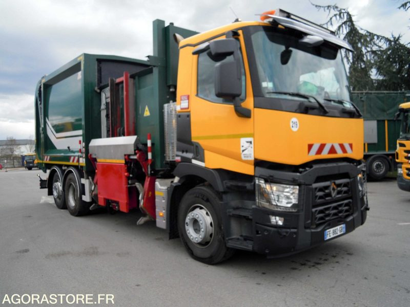 Renault 6x2 C + benne à chargement latéral Maxxum Robopac 23m3 - EXCELLENT ETAT - شاحنة القمامة: صور 1 Renault 6x2 C + benne à chargement latéral Maxxum Robopac 23m3 - EXCELLENT ETAT - شاحنة القمامة: صور 1